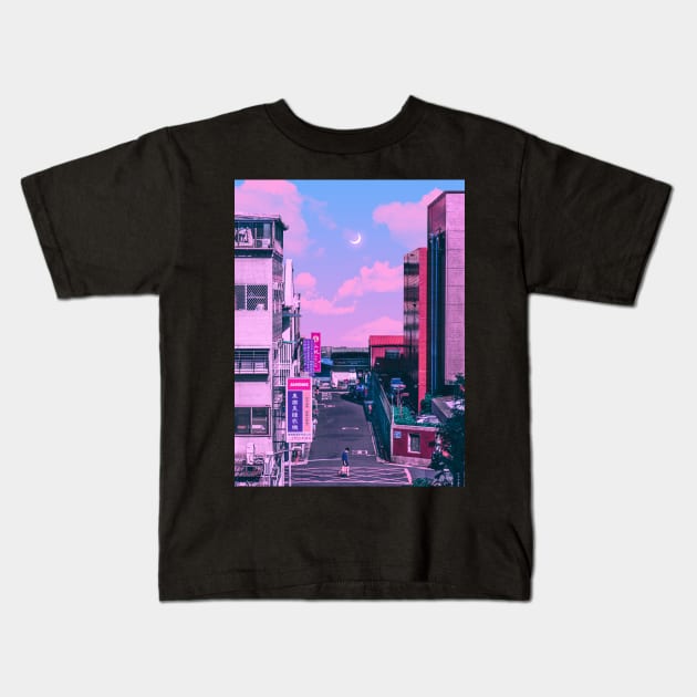 Anime vs Reality (Taipei) Kids T-Shirt by Yagedan